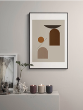 Morandi Colors Geometric Abstract